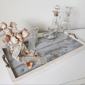 SOLD - Farmhouse - Shabby Chic Serving Tray